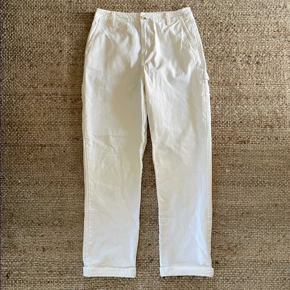 White Carpenter Pants